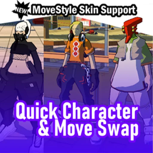 Quick Character and Move Style Swapper Mod for Bomb Rush Cyberfunk