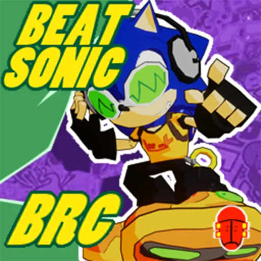 SonicBeatREDSkin Mod for Bomb Rush Cyberfunk